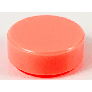 tegel 1x1 rond coral